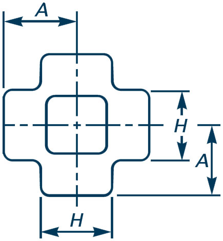 ASME B16.11 Class 2000 Threaded Cross