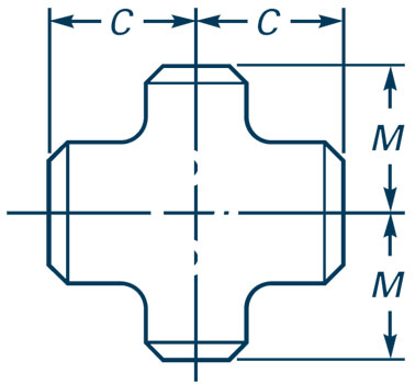Reducing Outlet Crosses